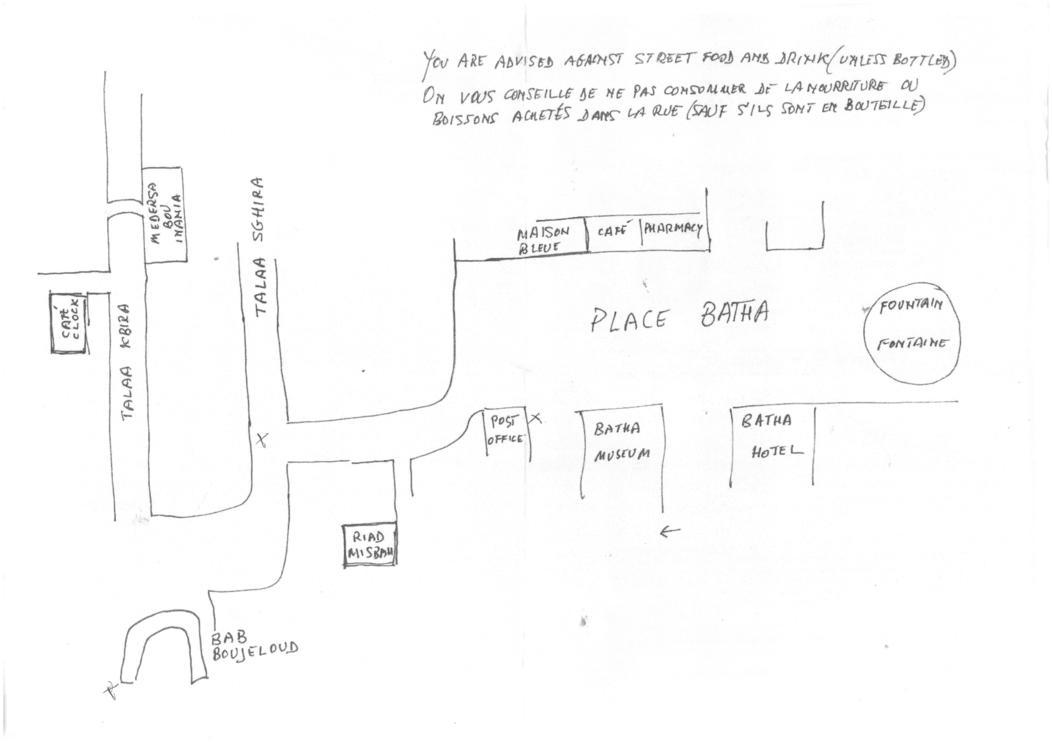 plan du riad