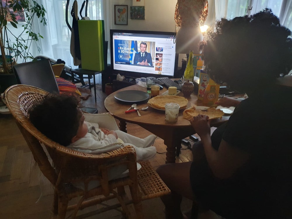 On regarde le discours télévisé d'Emmanuel Macron