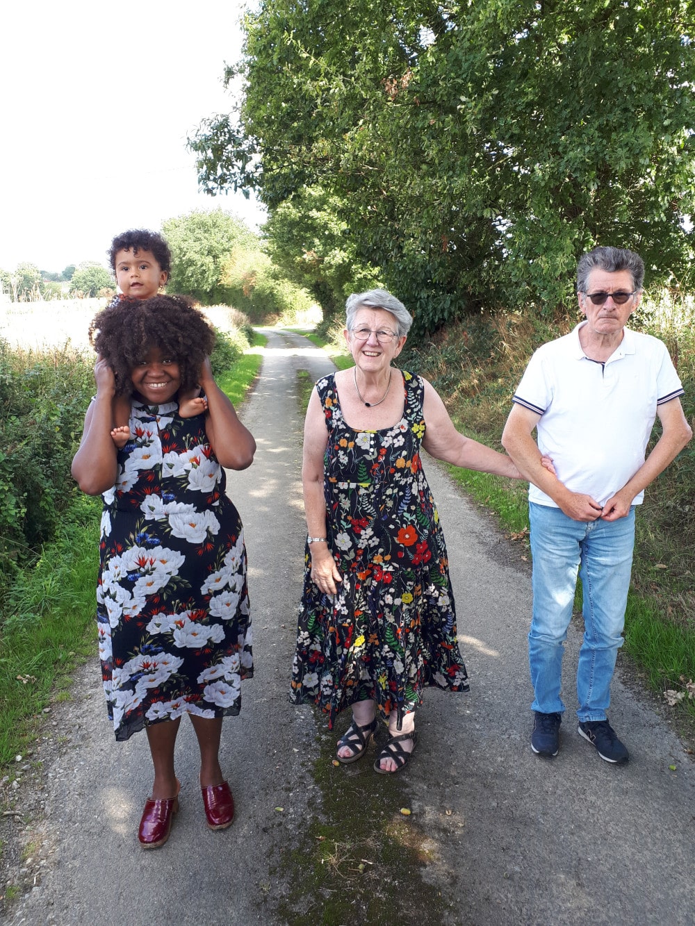 Promenade dans l'allée